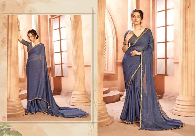 Ynf Pranali Sequence Fancy New Stylish Party Wear Designer Georgette Saree Collection 